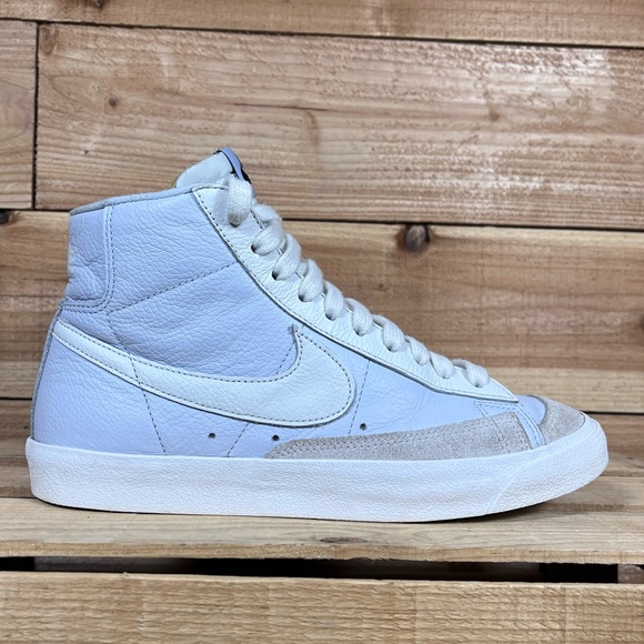 Nike Other - Nike Blazer Mid 77’, Mens 7, Baby Blue & White Leather